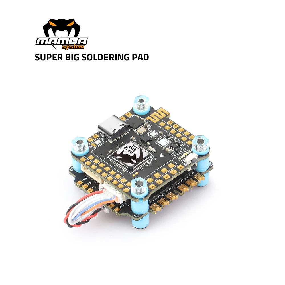 Diatone MAMBA F722 APP MK4 WIFII Flight Controller Stack F7 FC MPU6000 45A/55A/66A 4in1 ESC 128K BLHeli32 6S Dshot1200 - image 1 of 6