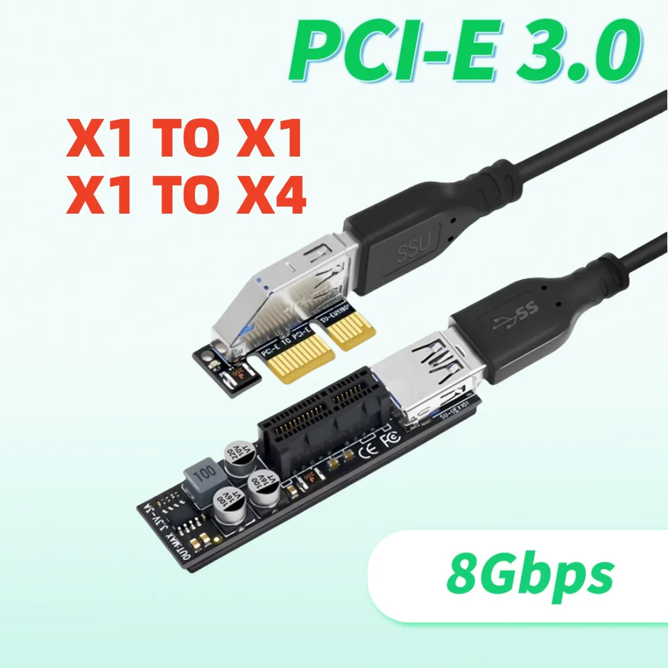 12V 30W Pcie Riser …
