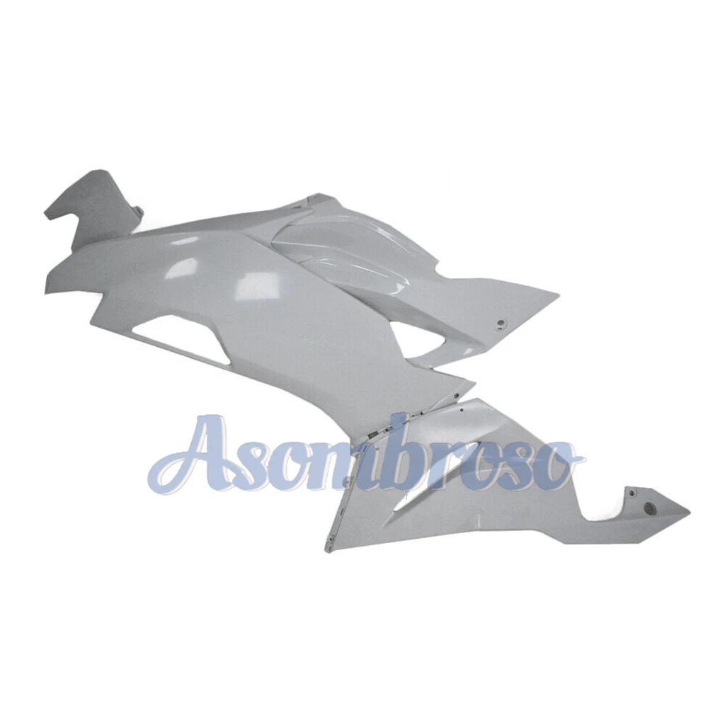 Unpainted White Fairing kit For Ninja ZX-6R 636 2019 2020 2021 2022 2023 zx 6r Injection Plastic  ZX6R 19 20 21 22 23 ZXMT