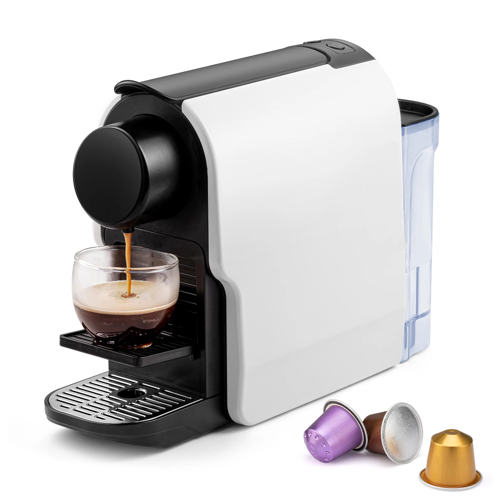 Mini Espresso Machine Compatible for NS Original Line Pods, Compact Capsule Coffee Maker with 20 Bar High Pressure Pump,