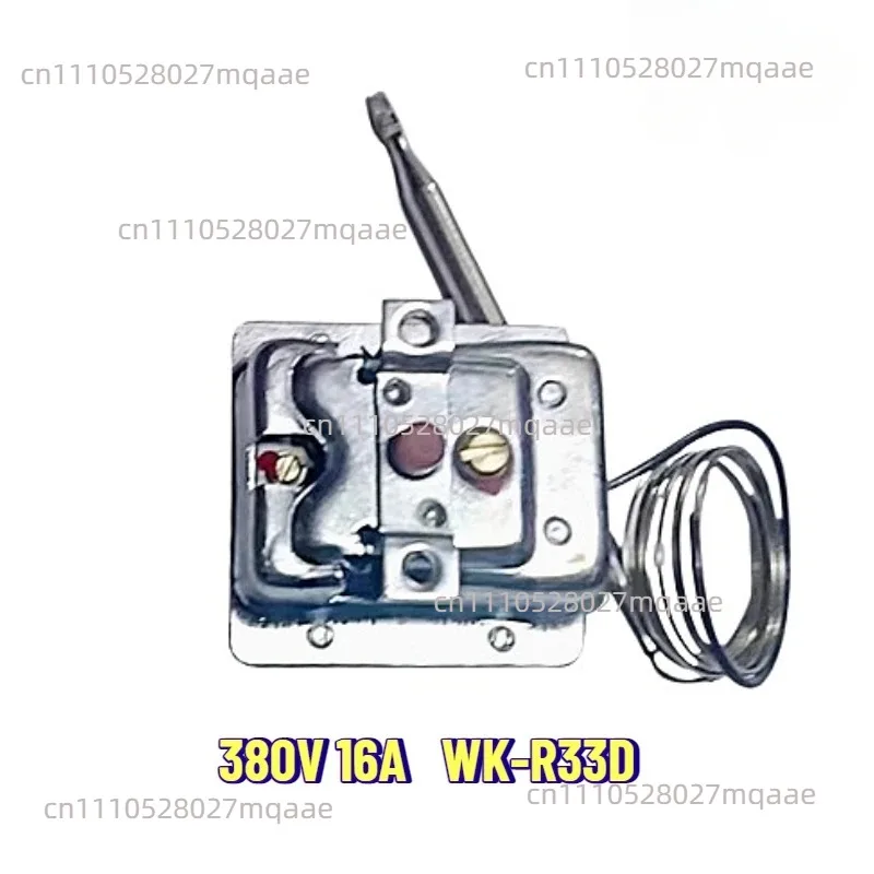 1PC 380V 16A Capillary Thermostat WK-R33D for Dishwasher Oven Three-phase Manual Temperature Limiter Safety Thermostat Kit