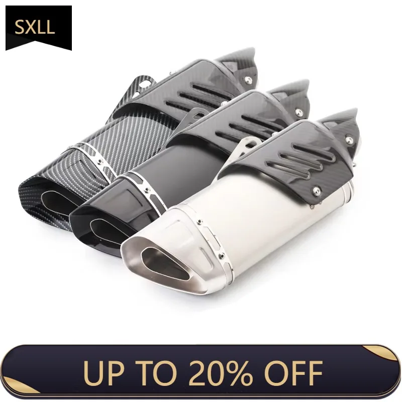 

SXLL 51Mm Universal Motorcycle Exhaust Muffler Tube Scooter Pit Bike Dirt Gsx250r XMAX250 XMAX300