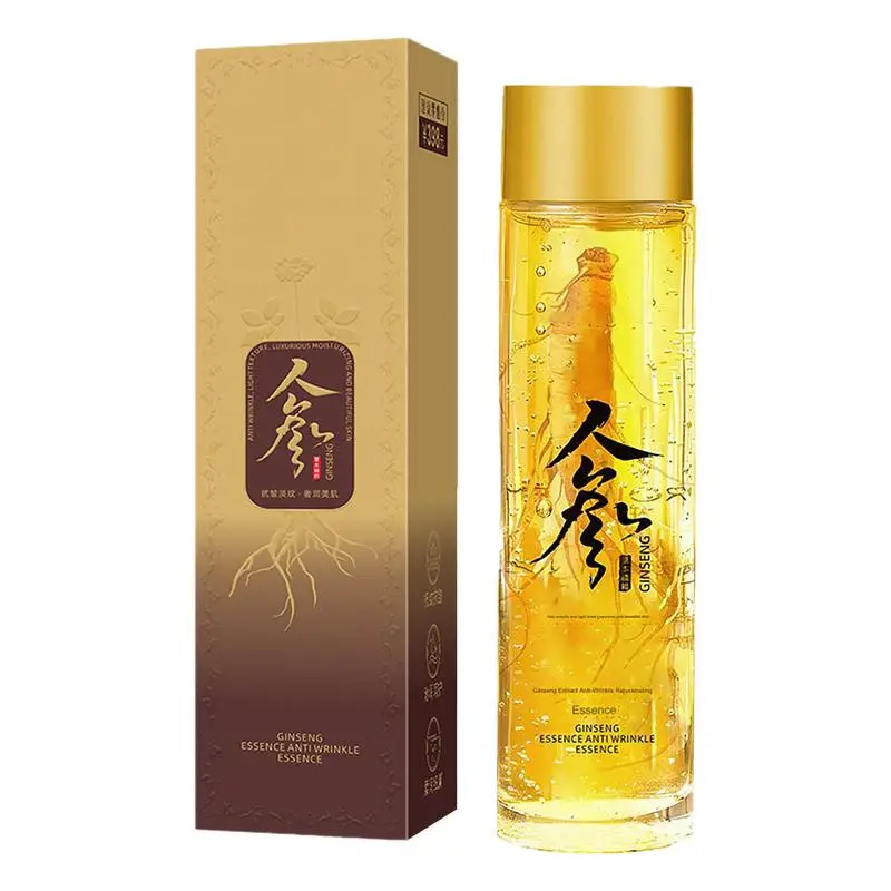 Extracto de Ginseng rojo coreano, aceite líquido hidratante, esencia iluminadora antienvejecimiento, reduce las arrugas, 120ml