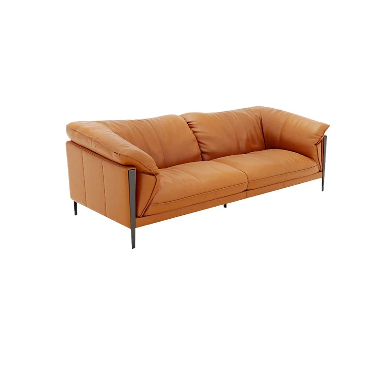 Full first-layer leather sofa/Italian light luxury first-layer cowhide