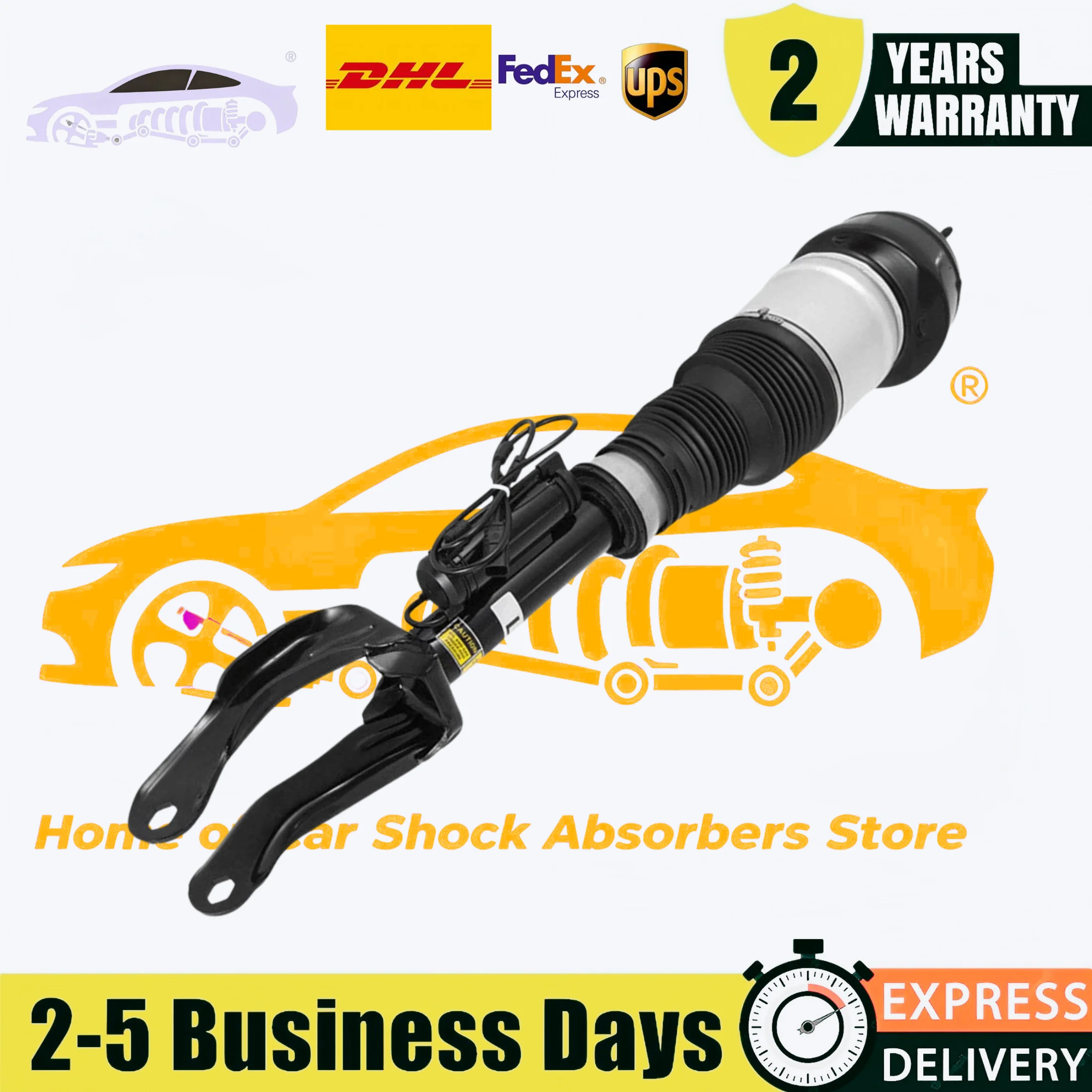 Front Air Suspension Shock Strut with ADS Fit Mercedes Benz ML GL-Class W166 X166 ML350 ML400 ML250 ML500 2013-2019 A1663200300
