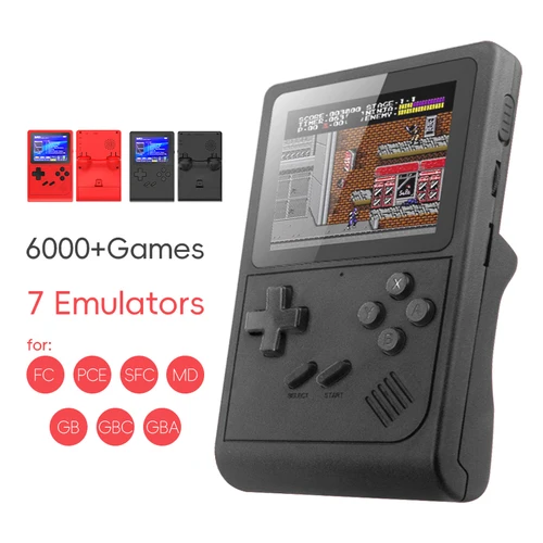 Consola de juegos portátil Retro Mini videojuego para emuladores NES/SNES/GBA consolas para Gameboy Player GB300 regalo para niños