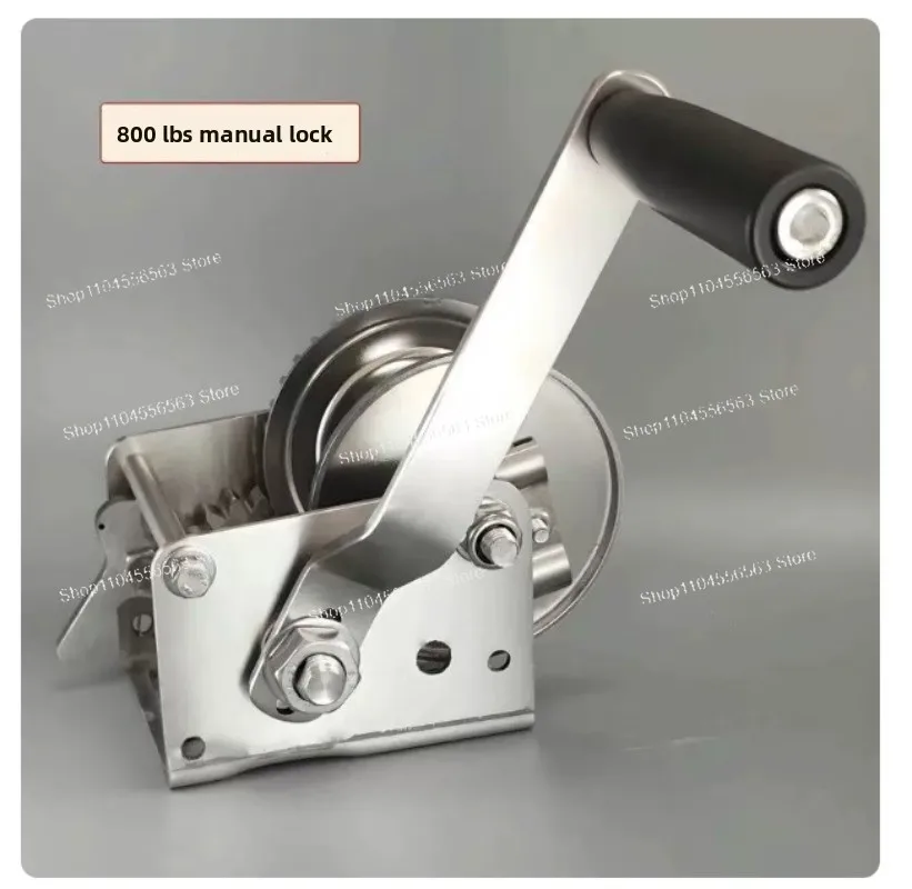 Stainless Steel Two-way Self-locking Hand Crank Manual Winch Hoist Winch Hoist Pound