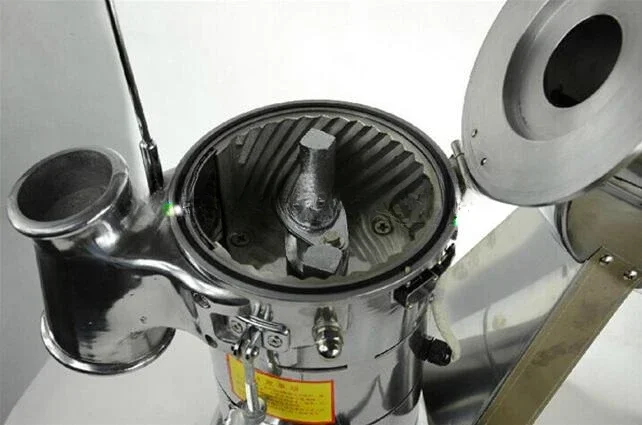 Trwała maszynka do mielenia ziół z ciągłym podawaniem 20 kg/godz. Rozdrabniacz Maszyna do mielenia ziół 110/220 V Chińska medycyna Kruszarka