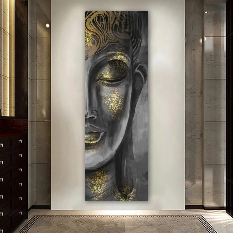 Buddha Canvas Prints Modern Abstract Decorative Paintings Zen Pictures For Living Room Wall Art Buddhism Posters No Frame