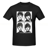 Washed T Shirts The Beatle Hip Hop Casual T-Shirt Harajuku Streetwear Graphic Printed Tops Tee Shirt Men Women Women's clothing