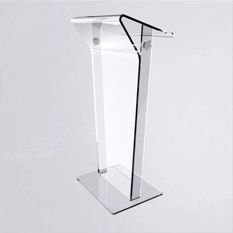 Frosted Acrylic Podium Lecture Podium Podium Sales Department Welcome Desk Restaurant Reception Desk  Customer