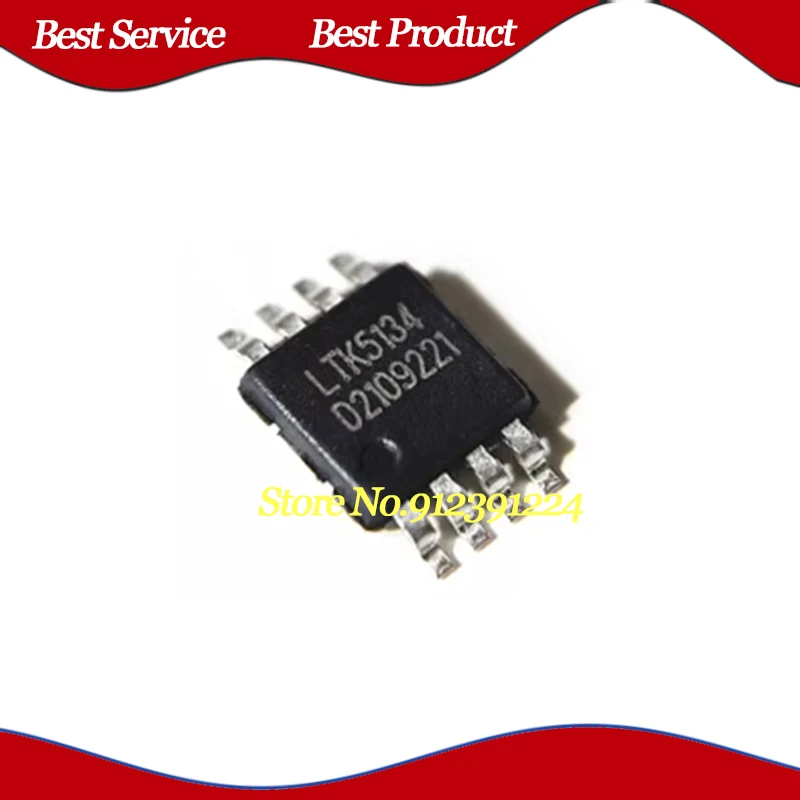 جديد وأصلي LTK5134 ، MSOP8 ، في الأوراق المالية ، 10 قطعة للمجموعة الواحدة