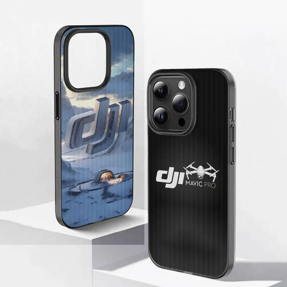 

DJI Drones For IPhone 16 15 14 13 12 11 17 Pro Max Plus Wave Corrugated Phone Case Anti Drop Cover