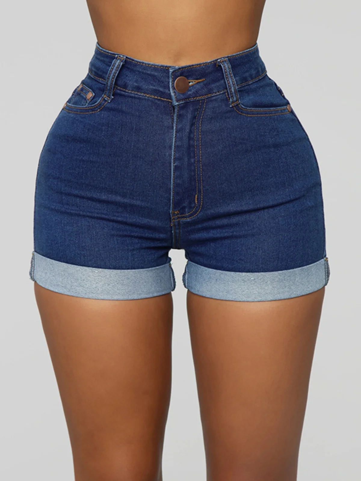 Pantaloni casual a vita alta micro elastici per il sollevamento dell'anca Street Sle Pantaloni estivi da donna Faion Butt orts