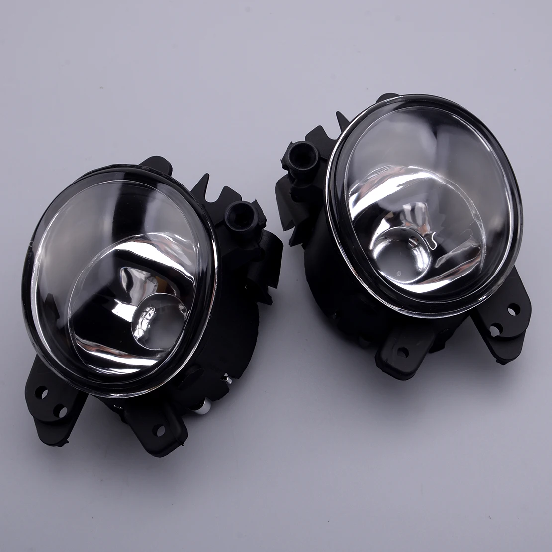 1 Pair ABS Front Left&Right Driving Fog Light Lamp Housing Fit For Smart Fortwo 451 2007 2008 2009 2010 2011 2012 2013 2014