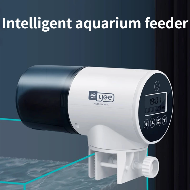 

Timer Fish Tank Feeder Automatic Large Capacity Aquarium Accessories Feeders Fishbowl Feed Dispenser Aquariums Auto Aquatic Pet