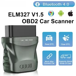 Auto OBDII Diagnostic Scanner Tool Wireless 4.0, Car Fault Code Reader With Automatic Scanning, Check Engine Light Code Reader