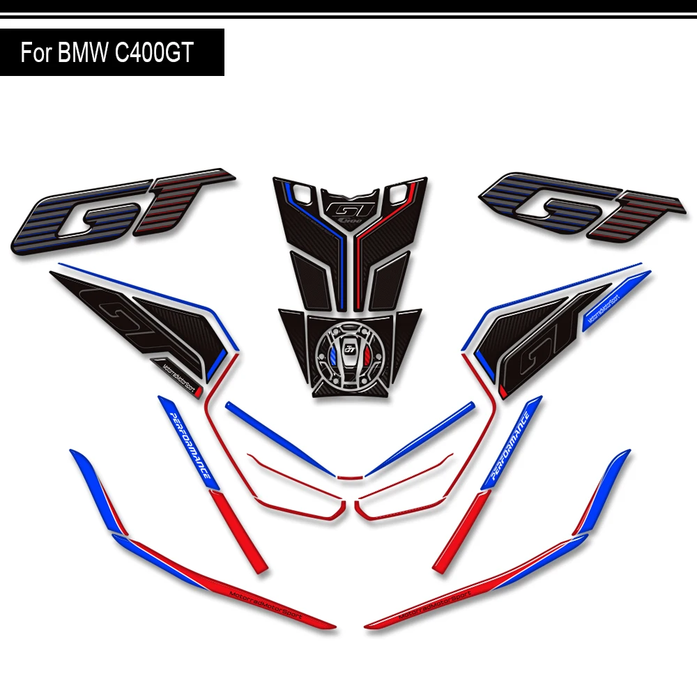 

For BMW C400GT C 400 GT C400 Scooter Motorcycle Gas Oil Kit Fuel Tank Cap Body Shell Front Face Fairing Fender Stickers Decals