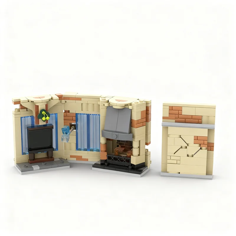 ตัวต่อ MOC 256 ชิ้น ชุดสร้างปราสาทแบบเดียวกับในภาพยนตร์ แฮร์รี่ พอตเตอร์ ของเล่นตัวต่อเสริมพัฒนาการ ของขวัญคริสต์มาส