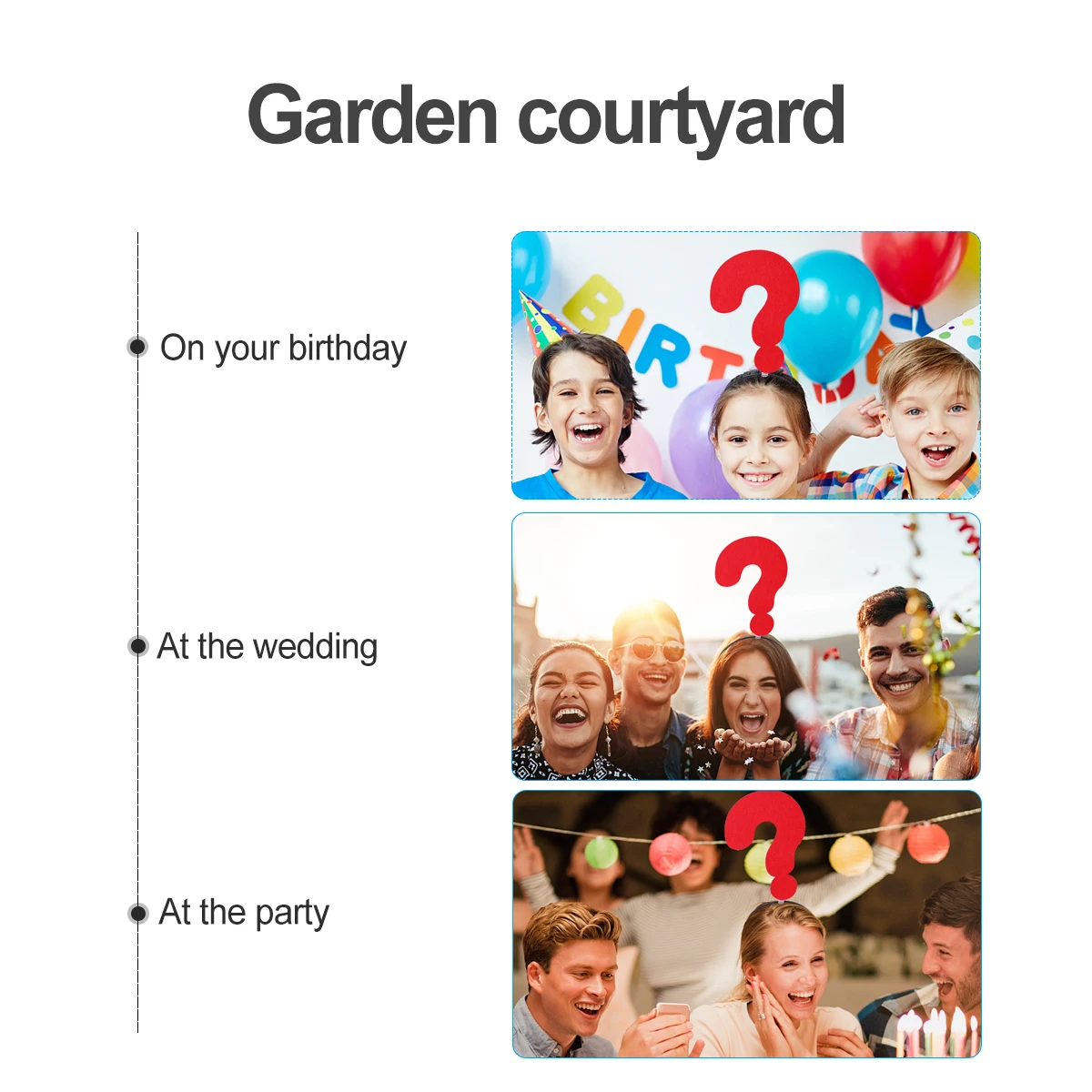 

Funny Question Mark Headband Party Festival Costume Accessory School Photo Booth Prop Red Hair Band for Kids Women Clown Wear