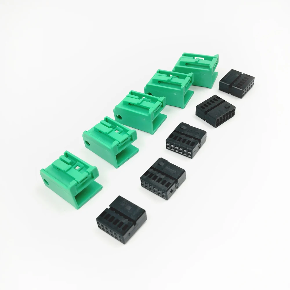 5 Sets Black Green Blue White Connector Radio Harness Aux Cable Connector 12 Pin for BMW Ford Opel Peugeot Volkswagen Audi
