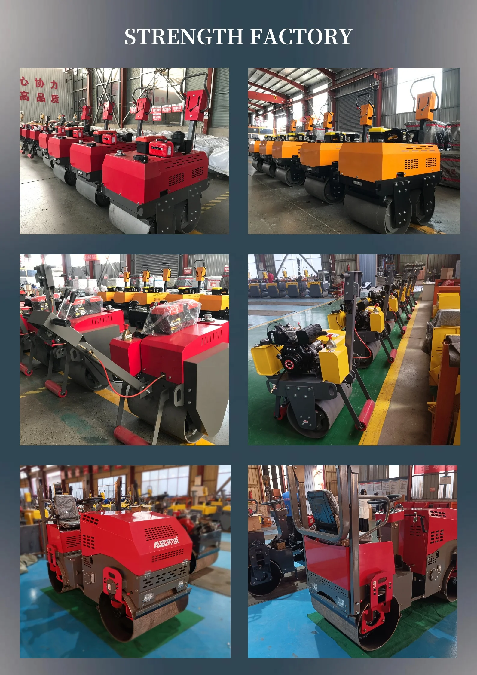 Mini Rodillo Compactador de Asfalto, Rodillo Compactador Pequeño con Motor Diésel