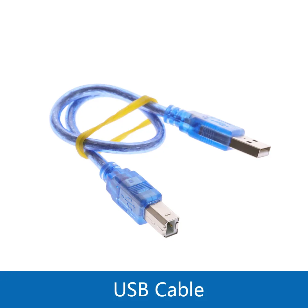 30cm 1.64FT USB Cable for Uno r3/Nano/MEGA 2560/Leonardo/Pro micro/DUE High Quality A Type C Mini / Micro USB 0.3m for Arduino