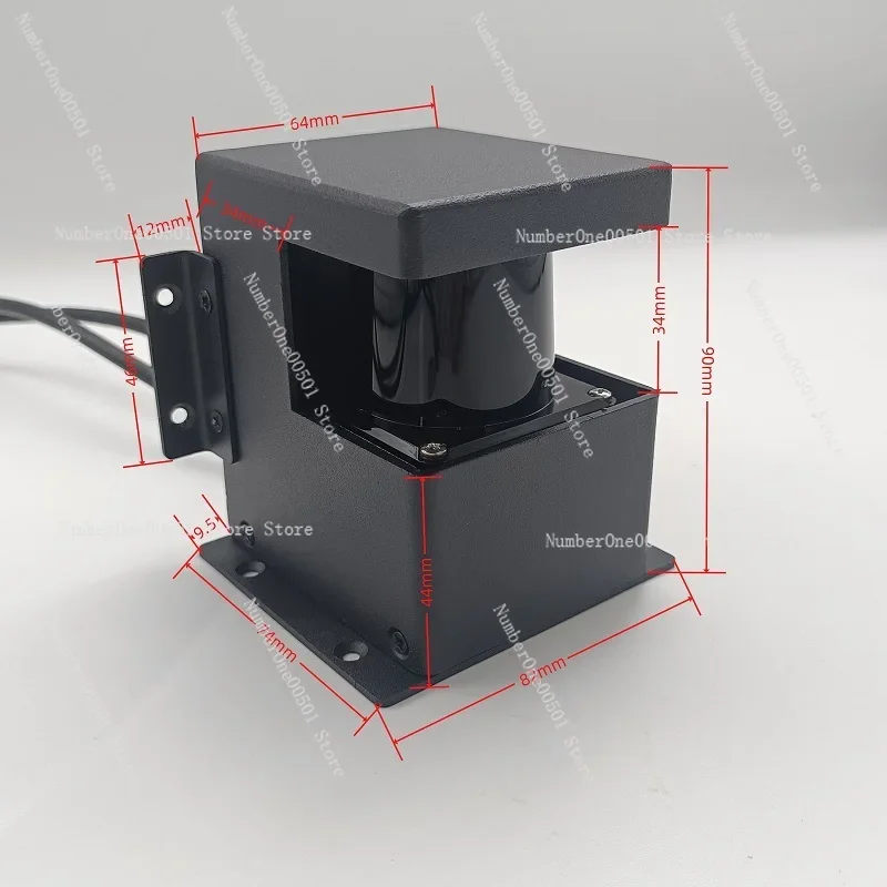9CM Laser Radar Cover Housing for SIMO LS10H UST10LX 05LX LiDAR Bracket Mounting Kit