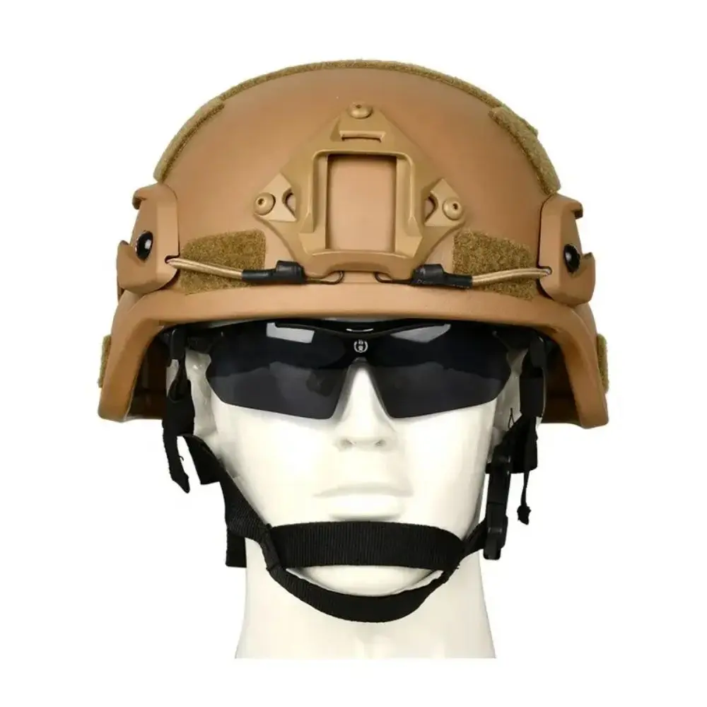 Spot IOS Certified FAST 100% Aramid PE High-Cut Bulletproof Helmet Thickened Level Iiia .44 Bulletproof Helmet Military Helmet