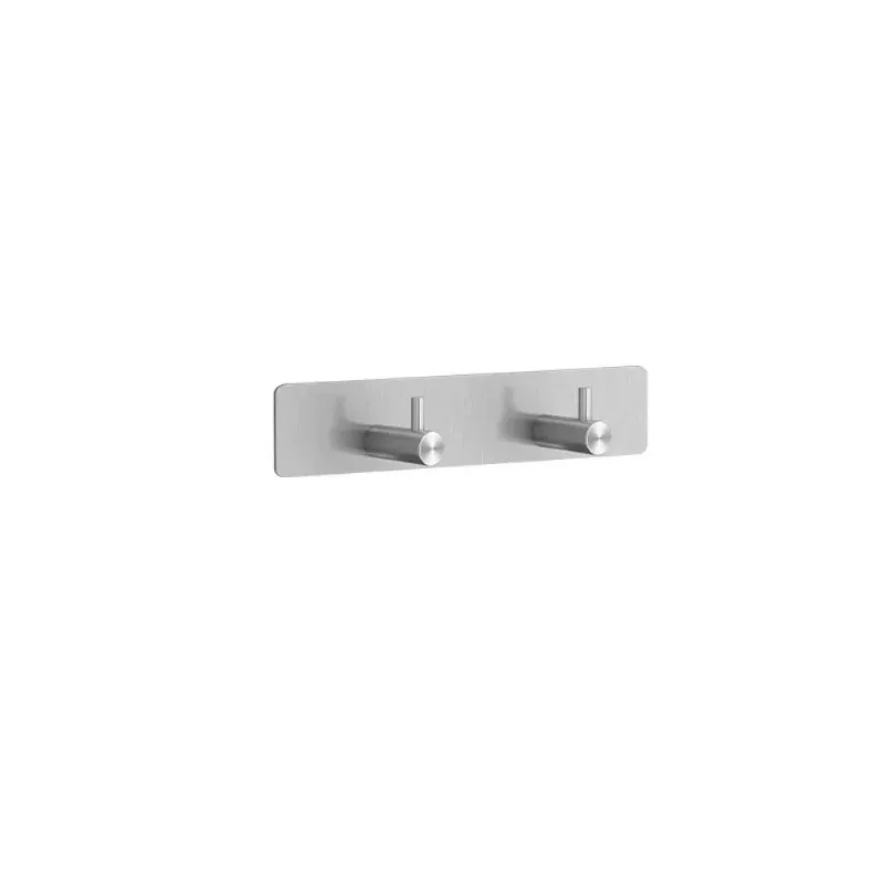 Hanging Hook Metal Sticky Hooks Bathroom Accessories Stainless Steel Self-Adhesive Hooks Towel Holder Coat Hooks Strong Hardware