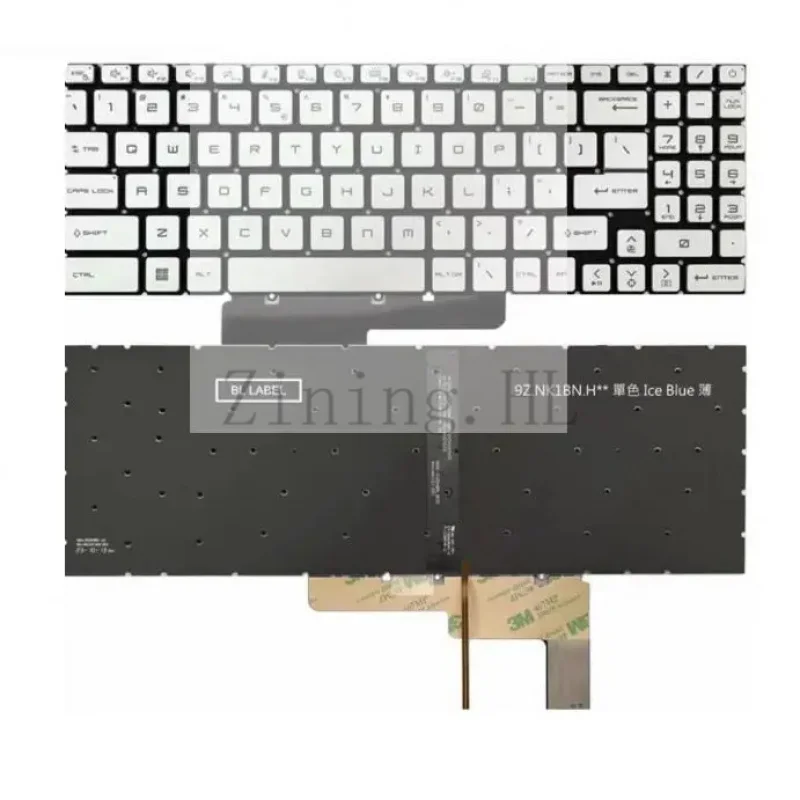 For MSI Star Warrior Sword 15 17 A11 SE A12UC/UD/UE/UG Backlit Keyboard