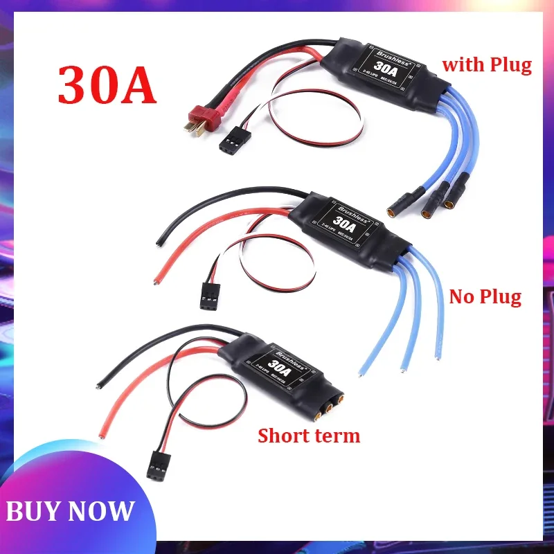 XXD 30A 2-4S ESC Bürstenlosen Motor Speed Controller RC BEC ESC T-rex 450 V2 hubschrauber Boot für FPV F450 Mini Quadcopter Drone