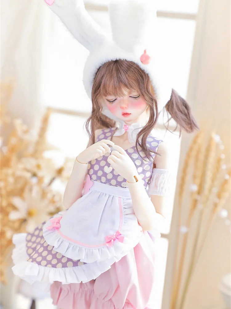 New Arrival BJD Doll Clothes For 1/4 MSD MDD Doll Accessories Sweet Skirt Outfit Doll Dress Up Gift Diy Clothes(No Doll)