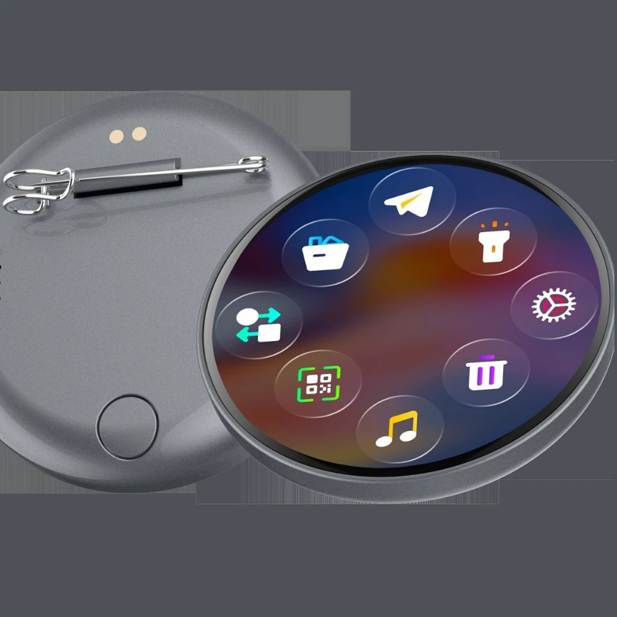 

Динамический электронный значок, аниме-товары, значок с цифровым дисплеем для игровой периферии, отличные подарки на день рождения