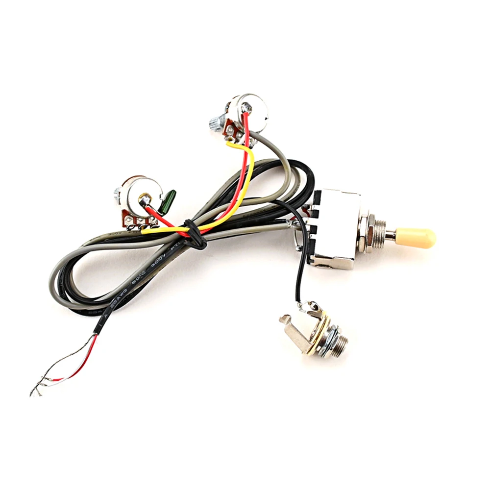 

Guitar Line Yellow Hat Jack Parts Electric Accessories Accessory and Wireless Wiring Harness Kit
