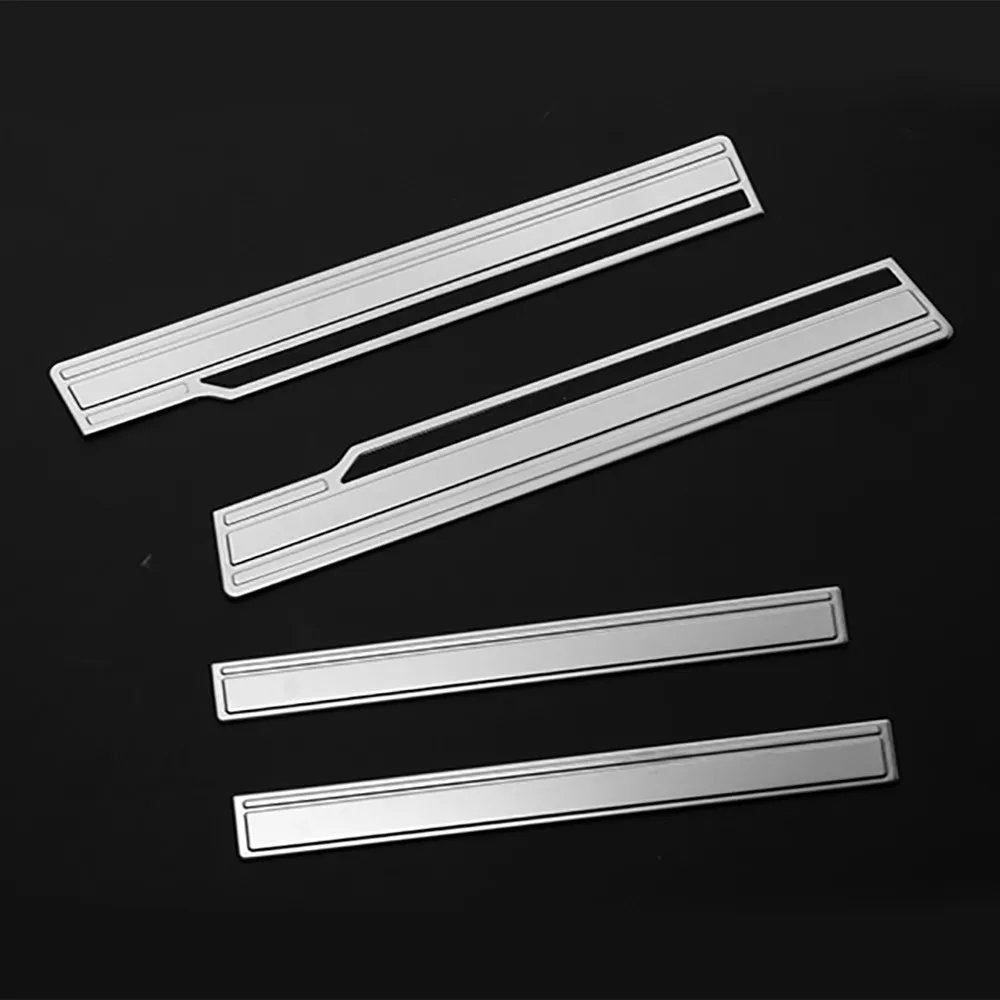 4pcs Durable Door Sill Protection for Honda Freed GB5/6/7/8 Metal Auto Styling Decorative Sticker Accessories