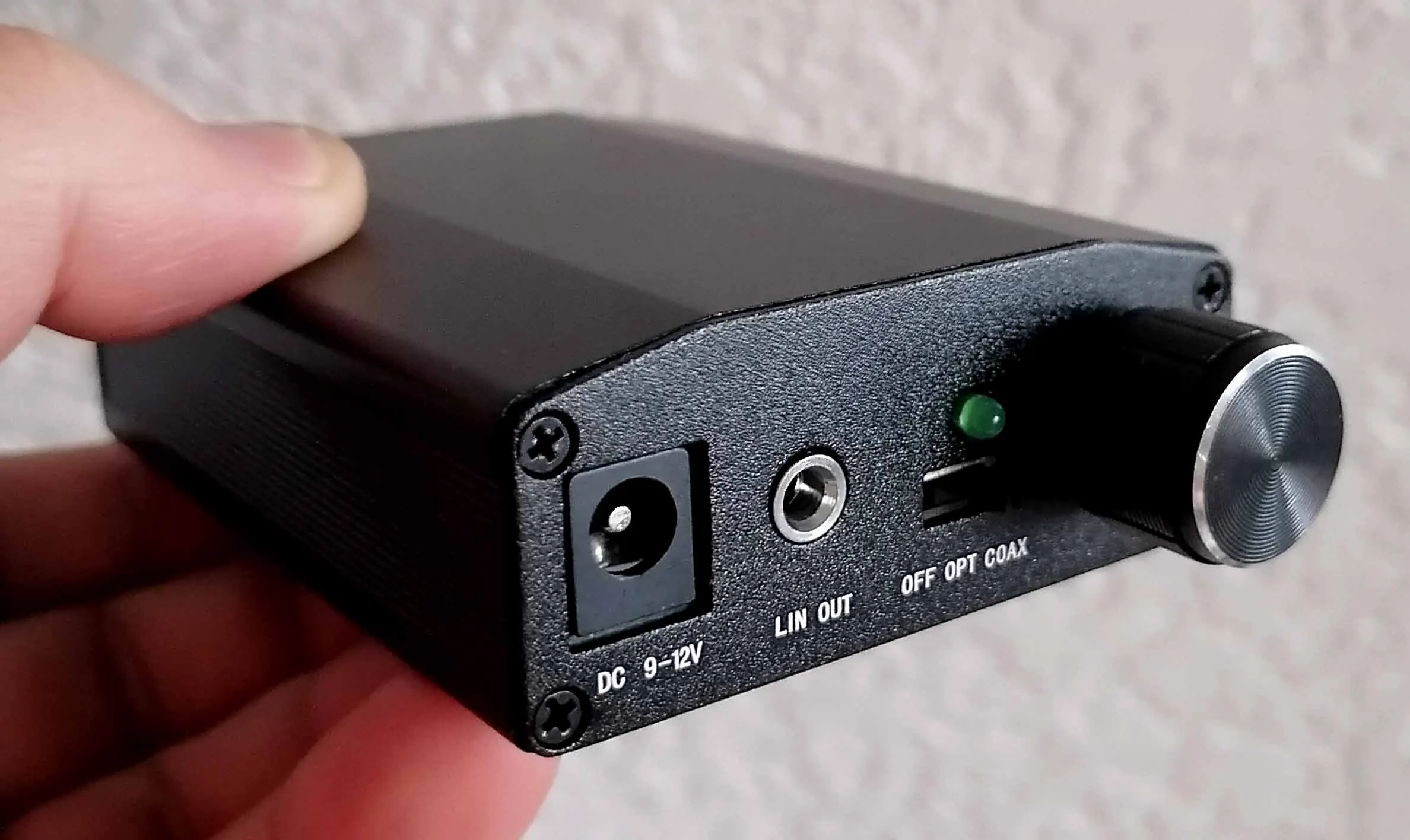 Fiber Coaxial Vehicle Decoder Fever Audio Converter Connected to Audio SPDIF Input to 3.5 Analog Output