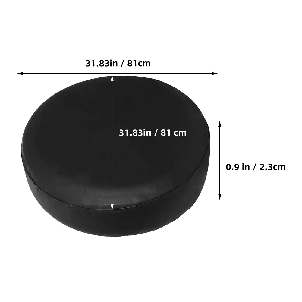 Spare Tire Cover 17 Inch Sturdy PVC Car Wheel Cover Fade Resistant Crack Proof for Rv Trailer Camper Travel Trailer