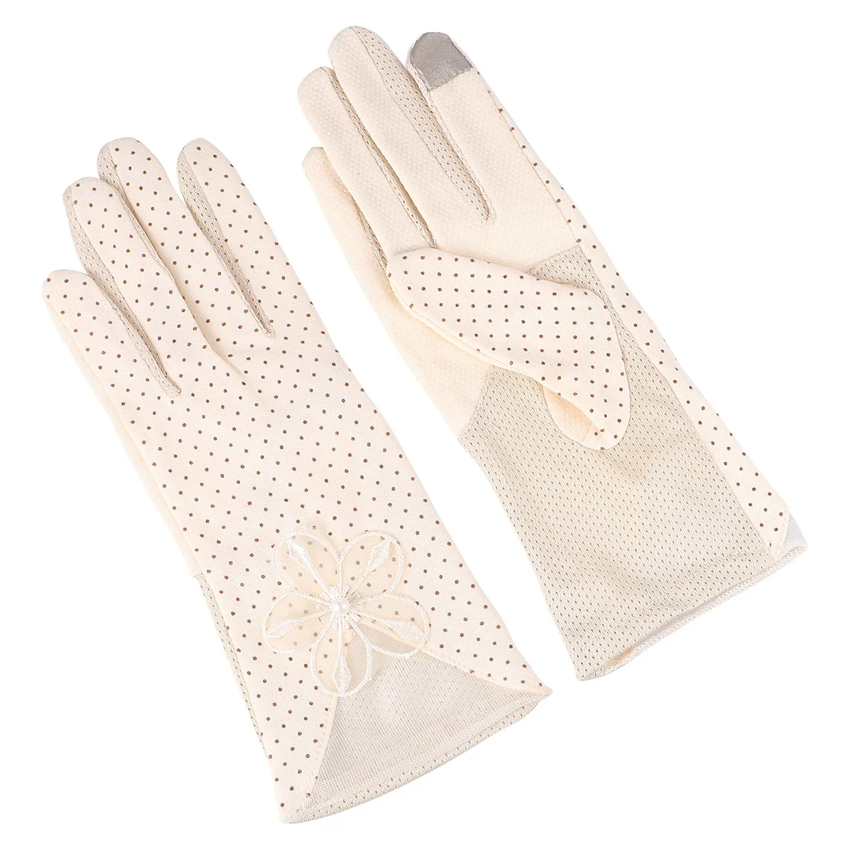 

Touch Screen Sun Protection Gloves Sunscreen Supplies Costume Elegant Dress Unique Lace