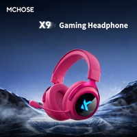 MCHOSE X9 Gaming Headset 7.1 Surround Sound Overhead Design Switchable Wireless And Wired Connection Esports In-Ear Earphones
