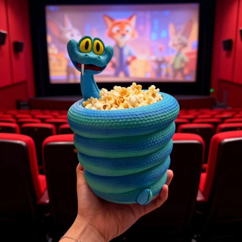 Gran oferta Disney Zootopia 2 Series animación de dibujos animados Gary lindo cubo de palomitas de maíz tarro de dulces juguete de escritorio adorno regalo de cumpleaños para niña