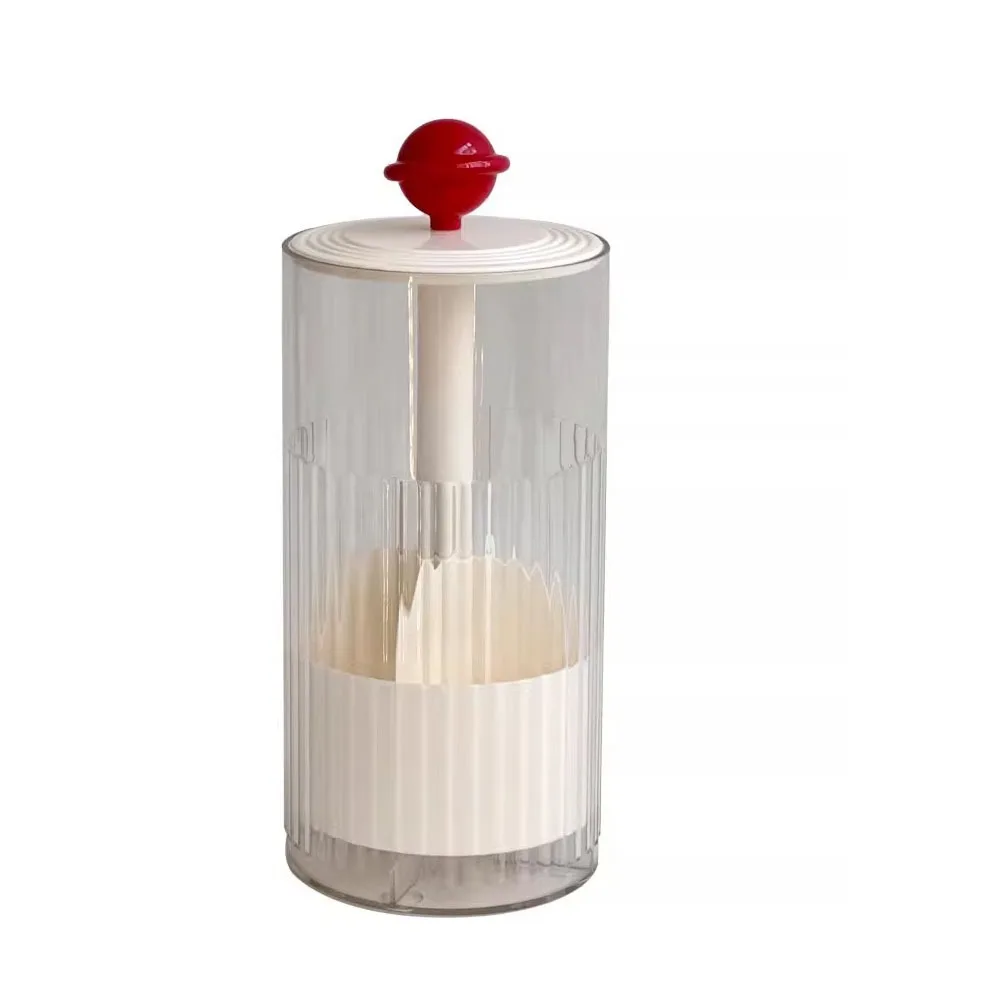Automatic Lifting Makeup Brushes Holder Plastic Press Type Makeup Brush Organizer with Lid Dustproof