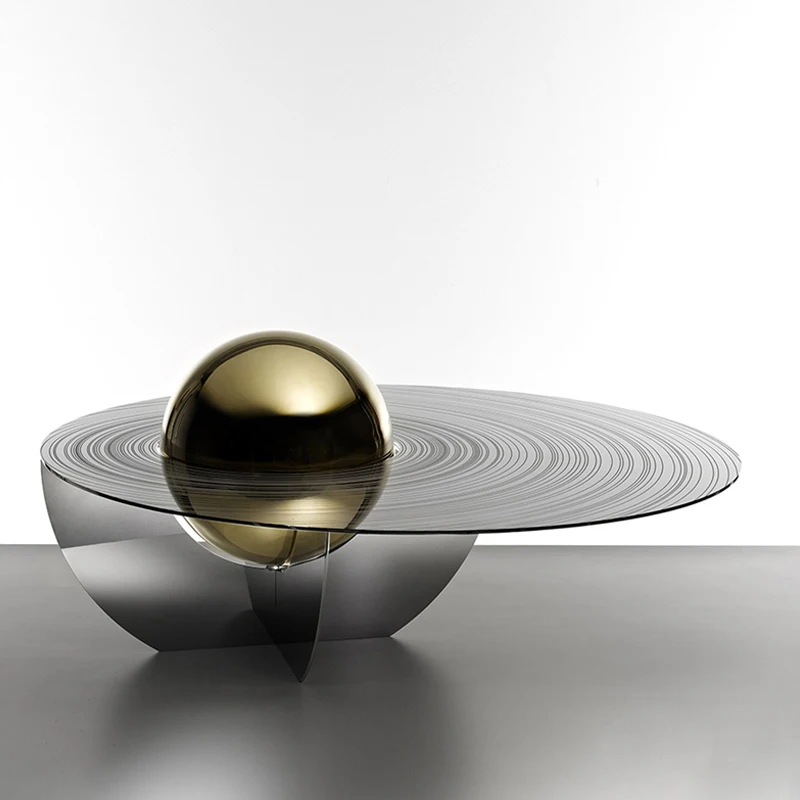 

Deluxe dining table, side table set, stainless steel dining table