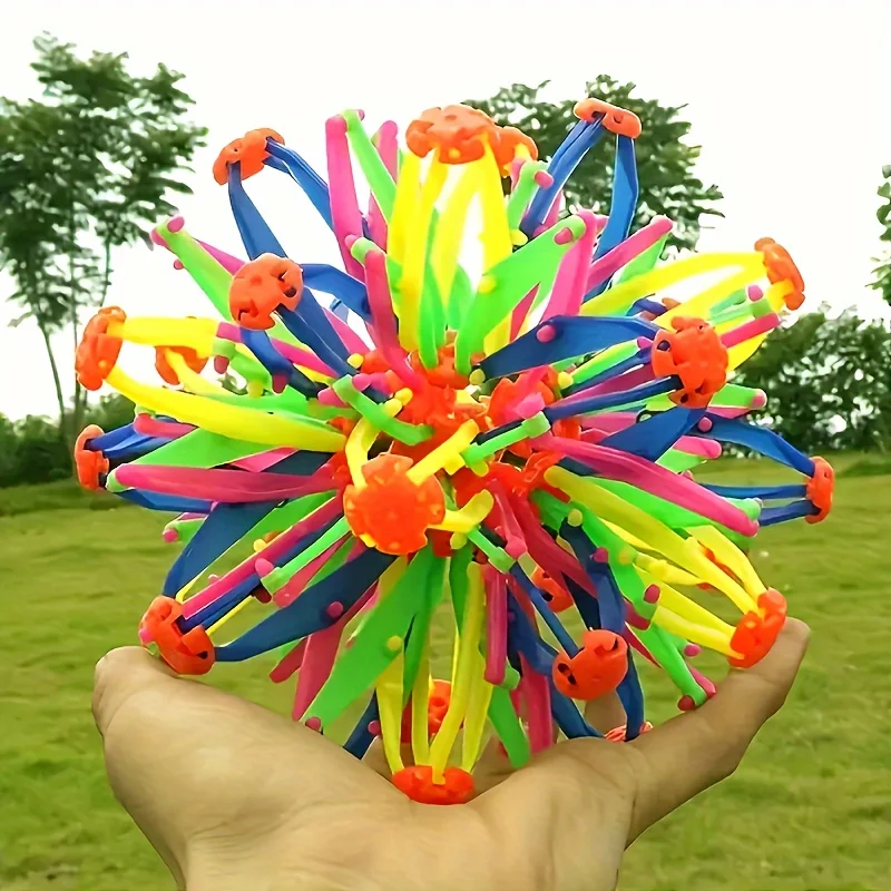 Large Retractable Balls, A Blooming Ball That Can Be Enlarged or Reduced, An Outdoor Toy Shrinking Ball or Expanding Ball