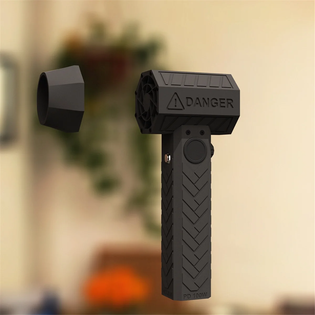 B50C Turbo Jet Fan XL Ventola violenta a 64 canali 140000 Asciugatrice per auto con ventola industriale TYPE-C con regolazione continua della velocità di spinta RPM 1500g