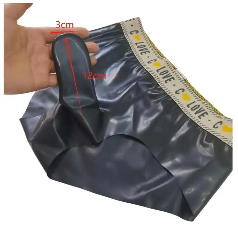 Sexy Latex Leather Underpants Men Lingerie Panties Plus Size Underwear Sexy Briefs