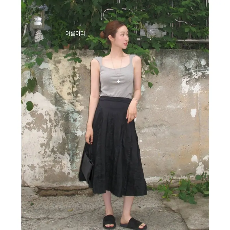 

Ele Faionable Slim Fit футболка с овальным плечом Женская летняя футболка с квадратным воротником Or Sve Selfwill Pure Color