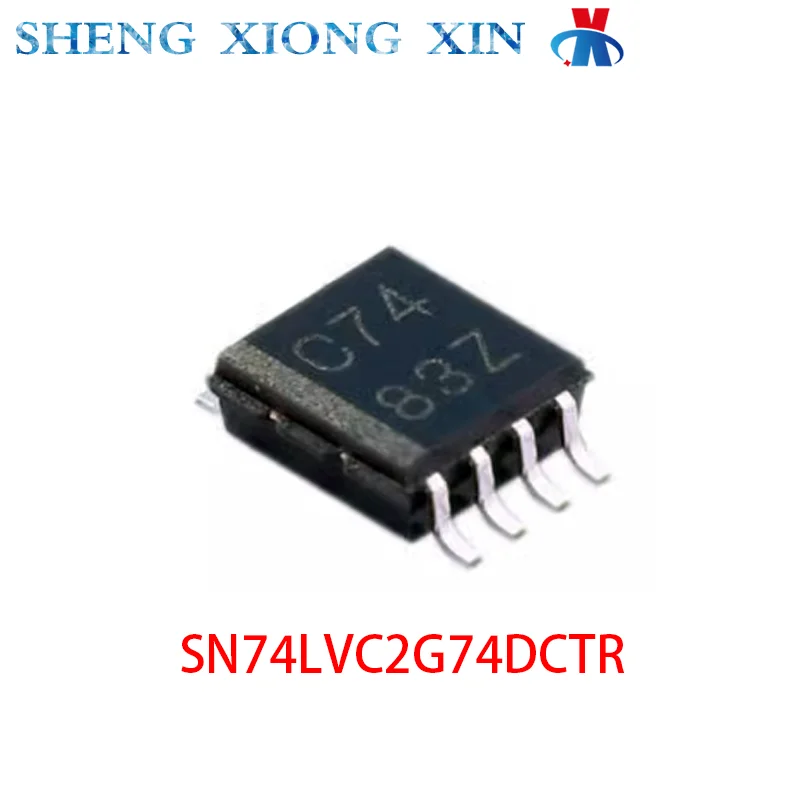 

10pcs New original SN74LVC2G74DCTR SM-8 Trigger chip C74 Clock management, data storage and signal synchronization