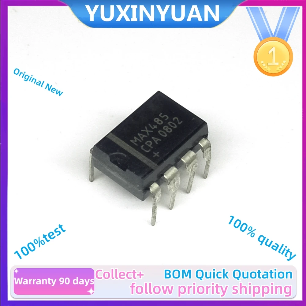 20Pcs/Lot brand New Original  MAX485CPA MAX487 MAX705 MAX488 MAX813L  DIP-8 YUXINYUAN IC Chip in Stock100%Test 