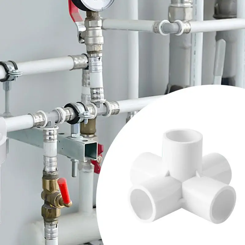 T-Stück PVC-Armaturen PVC-Rohr verschraubung PVC-Möbel anschluss PVC-Rohr verschraubung 3/4/5-Wege-PVC-Armaturen Rohr verschraubungen